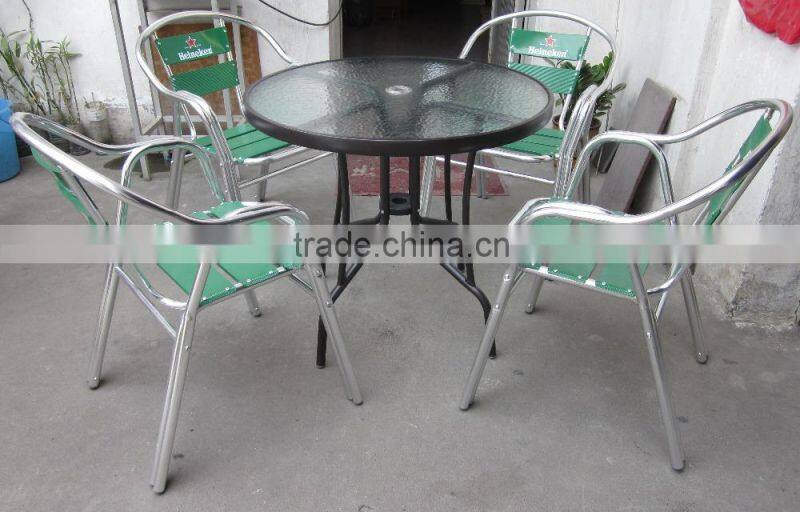 8 Outdoor leisure rattan aluminum sets for hotel furniture YC091 YT40