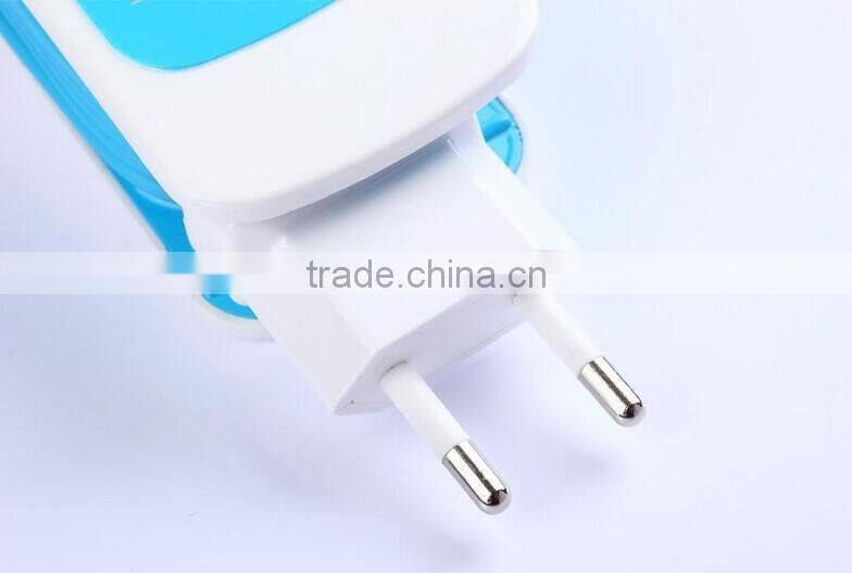 5V 2.1A Dual USB Wall Charger,Universal Wall Socket USB Charger with CE&RoHS-Green