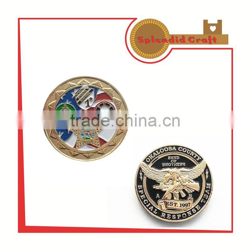 3D soft enamel coins