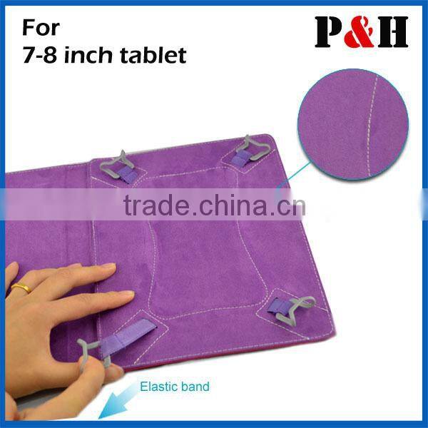 Factory Christmas promotion price with Universal PU Leather stand case for tablet 9-10inch Leather case, Universal Flip Case