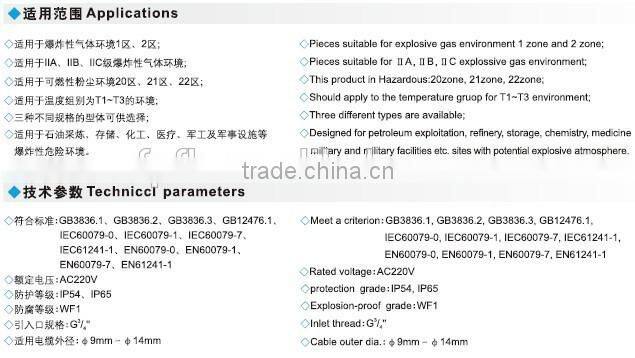 BAT52 BAT53 high power explosion proof projecting lamp