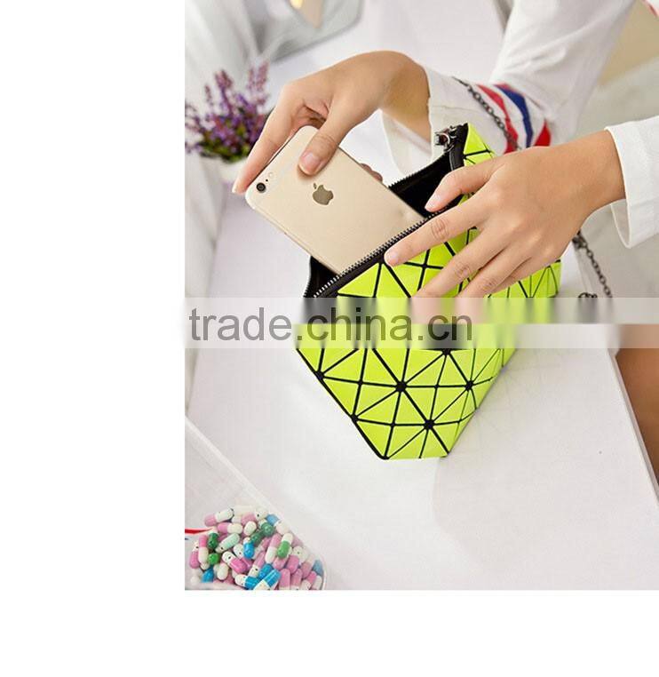 Japan Online Shopping Hot Sell Diamond PU Lady Shoulder Bag