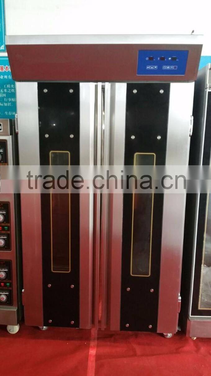 Hot sale 16 trays single door bread dough proofer with steam system