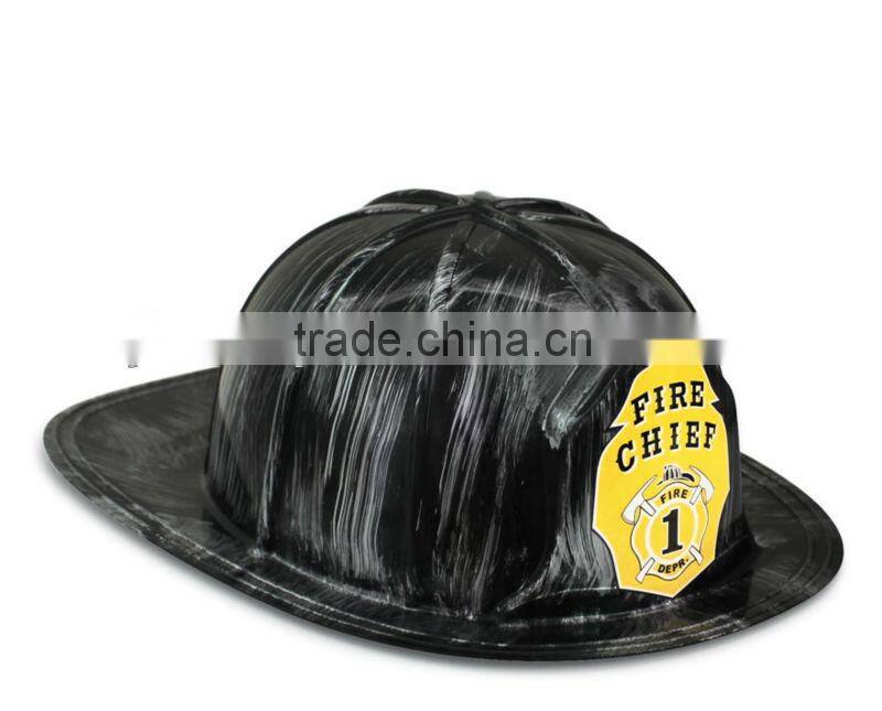 Plastic helmet Fire helmet with light for children for party or roleplay party
