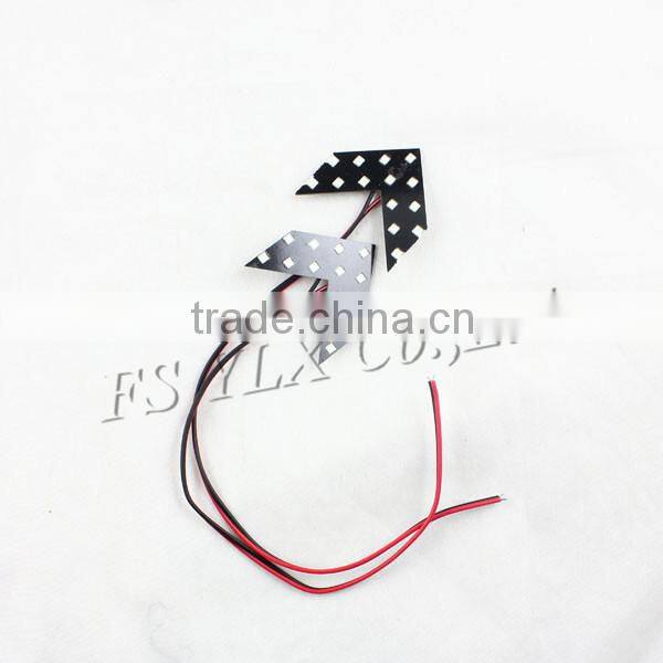 14smd led turn signal indicator light car red arrow led turning mirror signal light