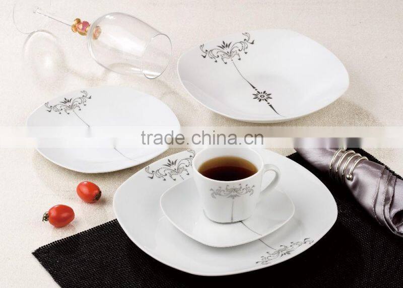 16pcs porcelain dinner set with nice flowers