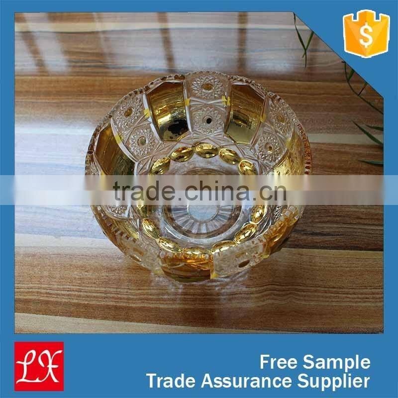 Factory new product antique glass fruit bowls