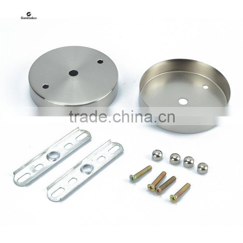 Ceiling Rose * Metal Ceiling Rose * Pendant Cord Grip Lighting Fixture * Chrome