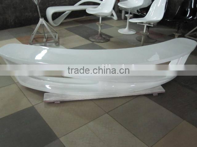 Patio Benche modern design outdoor fiberglass furniture for sale fiberglass long benches