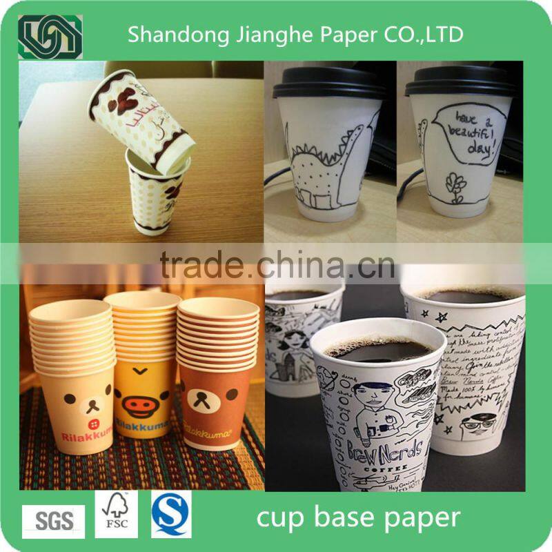 Different sizes of paper cups