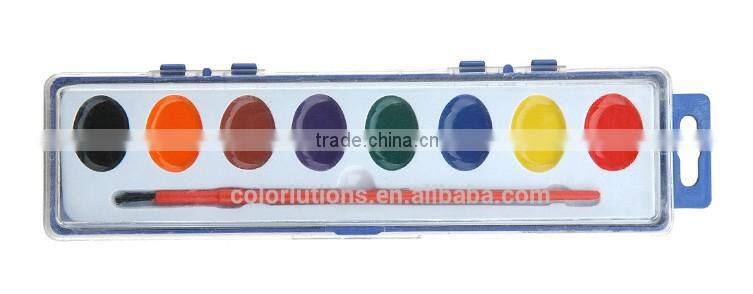 Wholesales Damp-Dry Water Color Paint Set with PP Box Packing, Professional Manufacturer