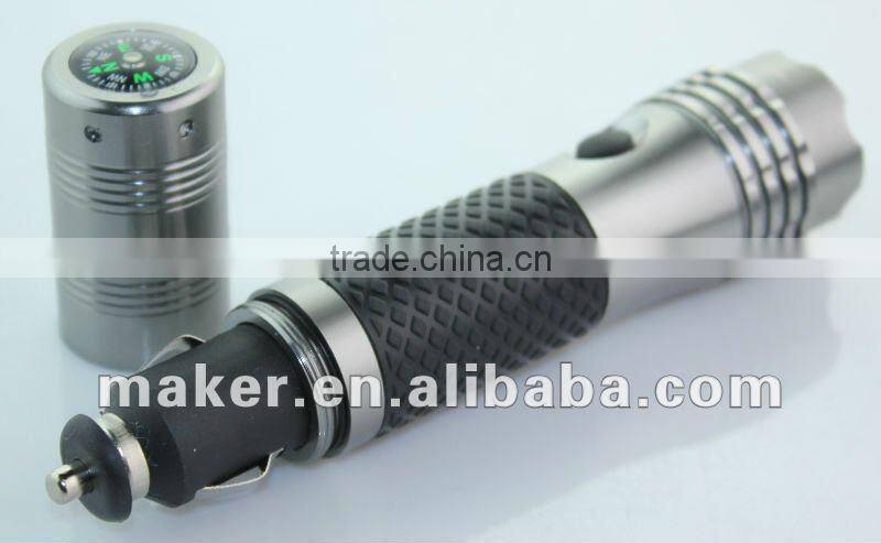 1W Auto Charge Rechargeable LED Flashlight