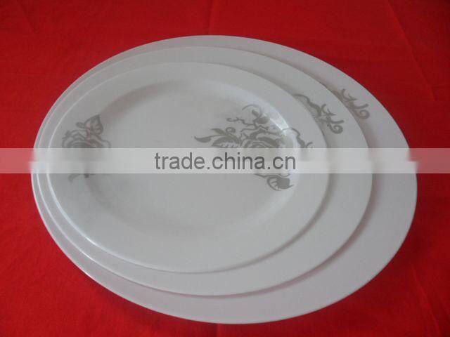 Disposable plastic side plate