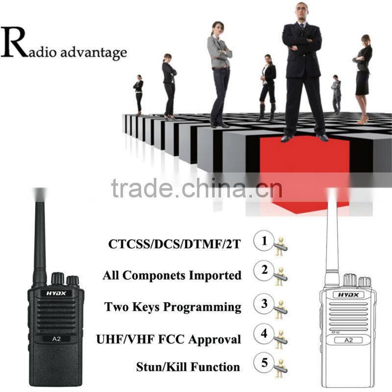 HYDX-A2 UHF/VHF walkie talkie