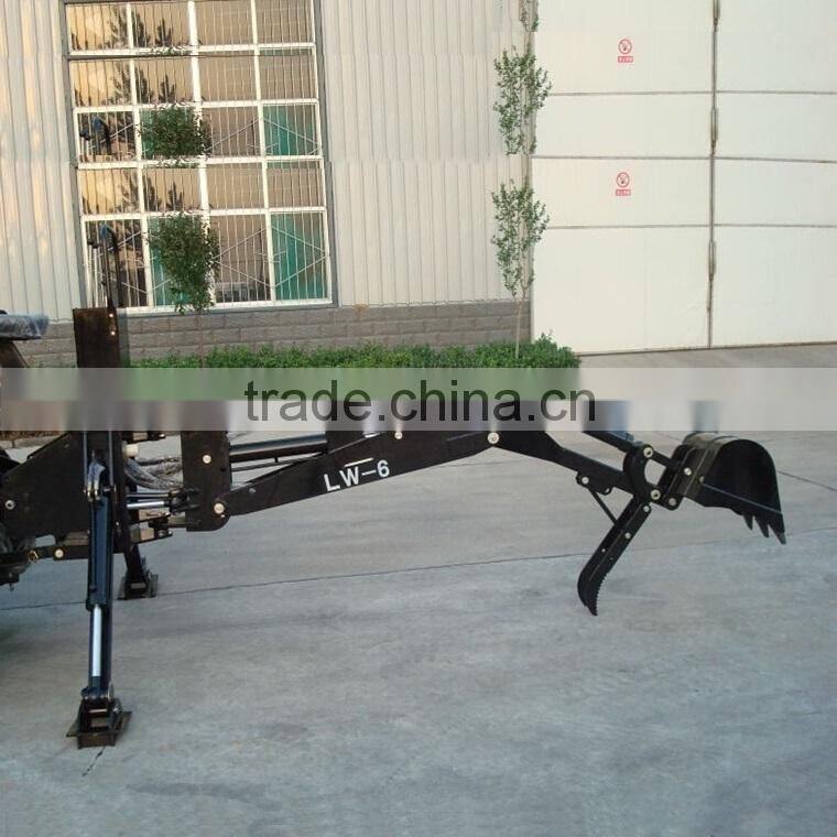 LW-6 Hydraulic backhoe with Thumb grab for 20-35HP tractor