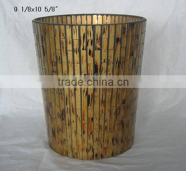 mosaic glass bath sets