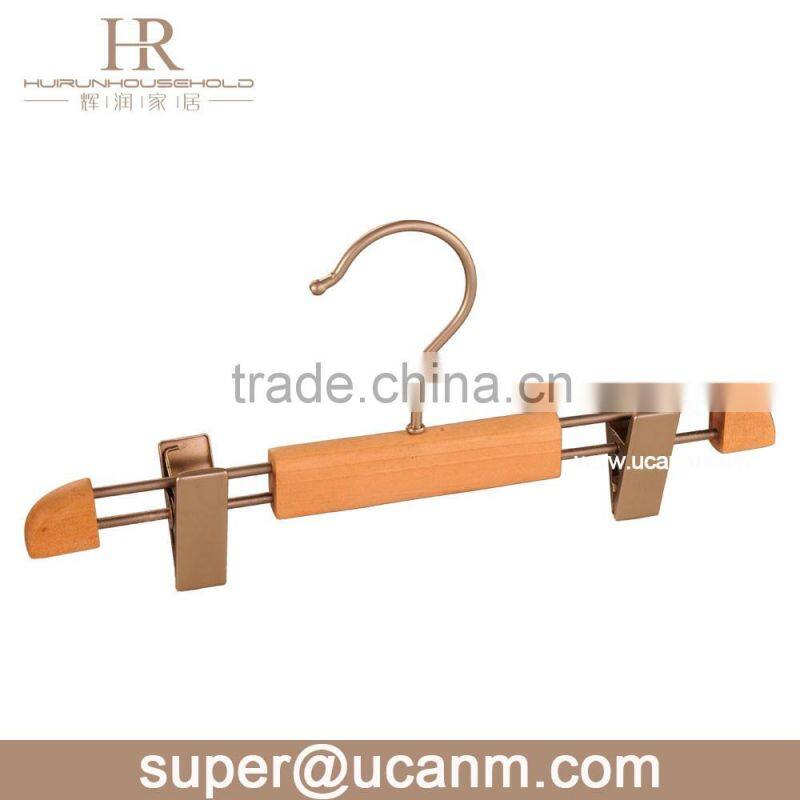 HRW-UT42GB fashion wooden clothes pants hangers