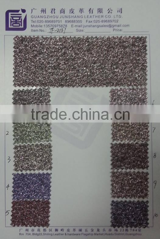 Hot sale PU glitter leather for shoes and handbag