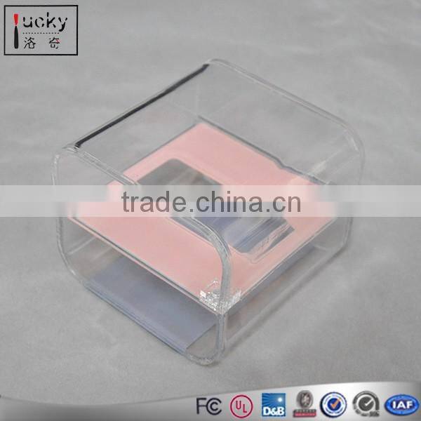 Clear Acrylic Cube Display Case Jewelry diaplay case