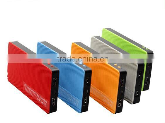 unique design dual usb port wholesale power bank 10000mah capacity