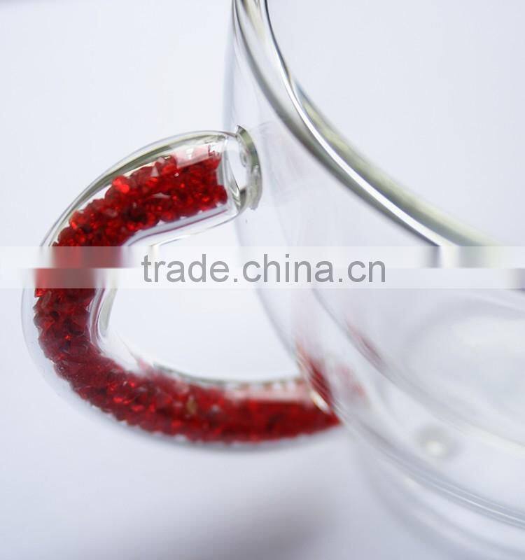 Promotional wholesale ECO friendly fashion glass coffee cup coffee cup and saucer coffee cup sleeves