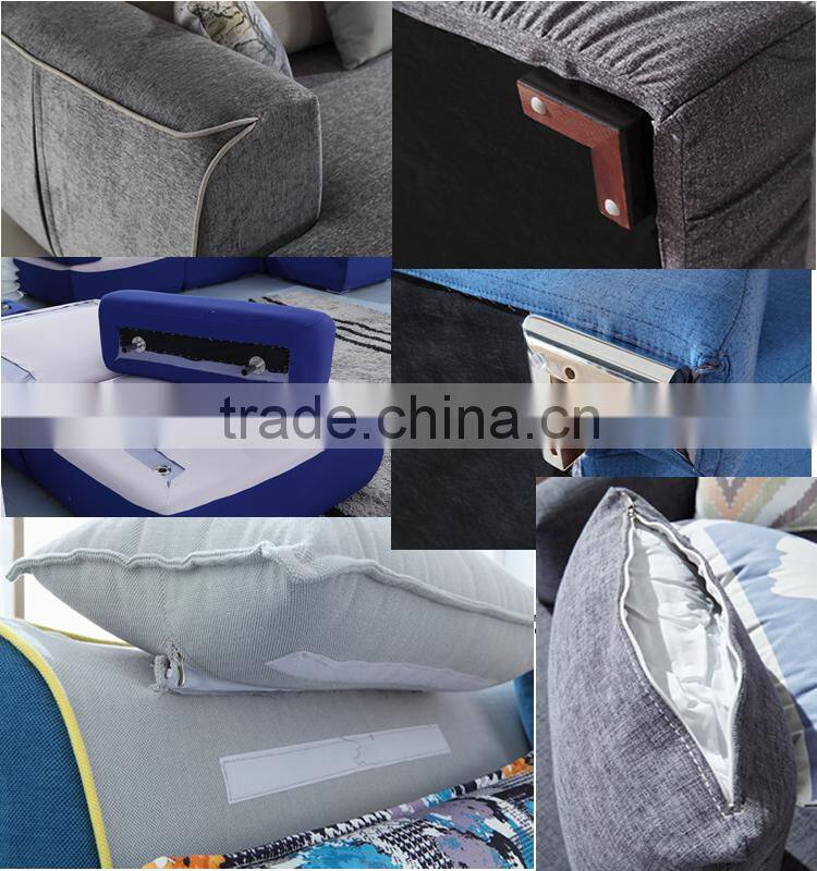 Fabric Corner Bright Cafe Sofa Carton Fair Sofa Guangzhou Hot Sale Leisure chair