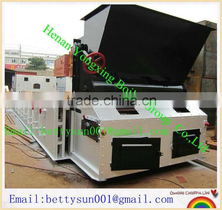 Pellet boiler chain grate
