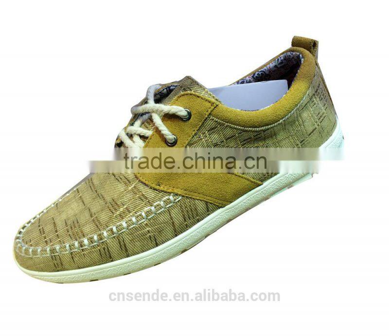 2014 men casual leather shoe