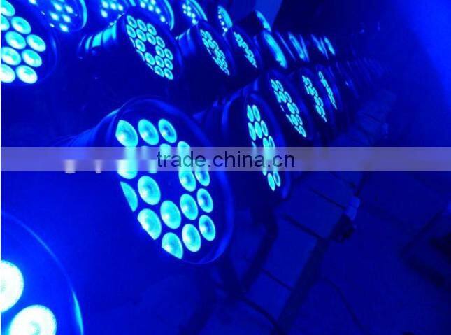 18pcs 3w DMX led RGB par 64 stage lighting