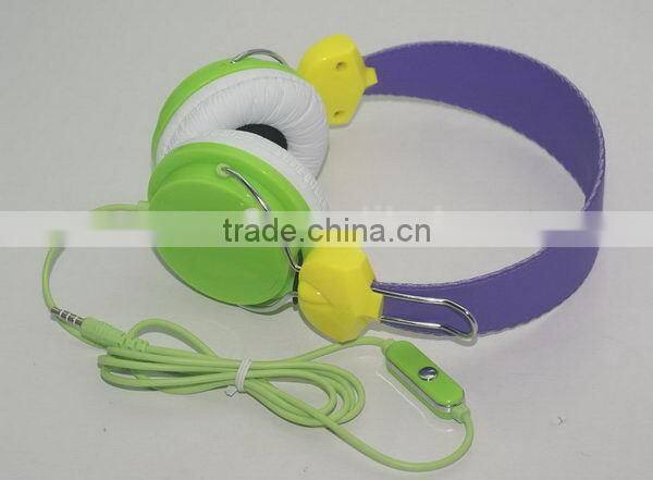 Discount newest stereo headphone fabric cables