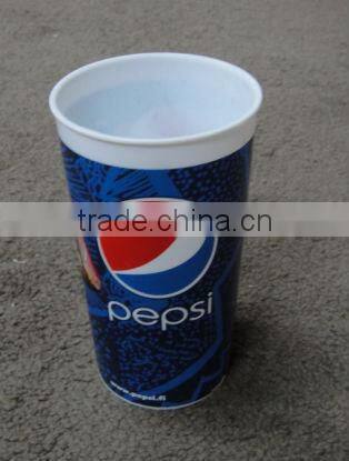 drinking reusable plastic acrylic straw cup with lid