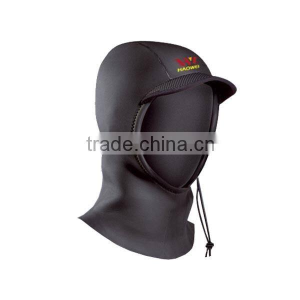 wetsuit hood for diving and surfing