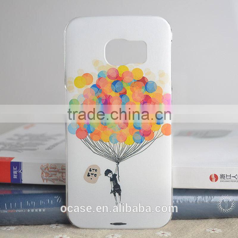 2016 New product cute girl mobile phone back cover for samsung S6 .