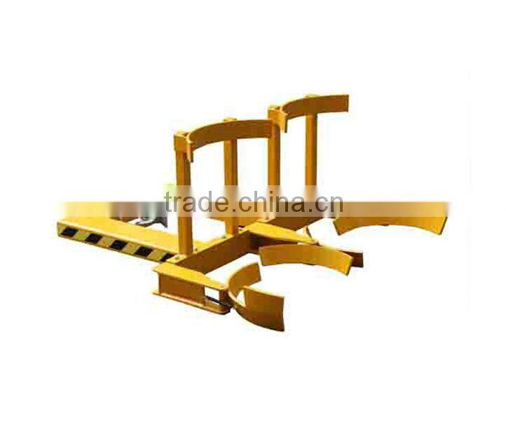 Usefull 800Kgs Forklift Plastic Hoop Drum Handing Clamp Round Clamps