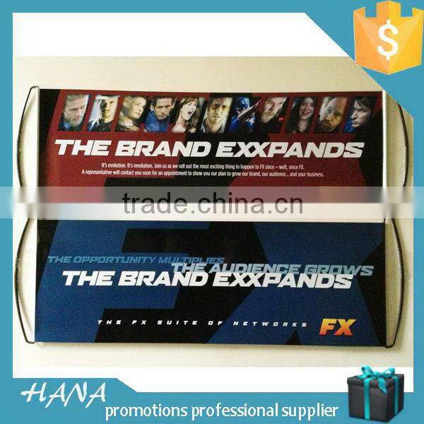 Cheap new coming free design hand held scrolling banner