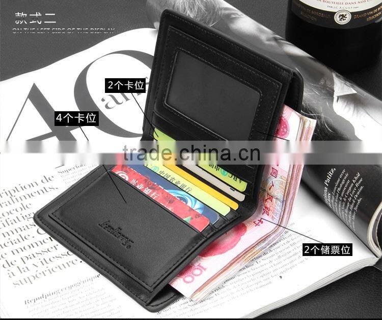 custom pu leather beallerry mens wallet for men