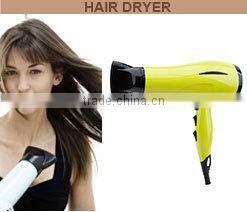Foldable travel hair dryer with dual voltage 1000-1400W mini hair dryer