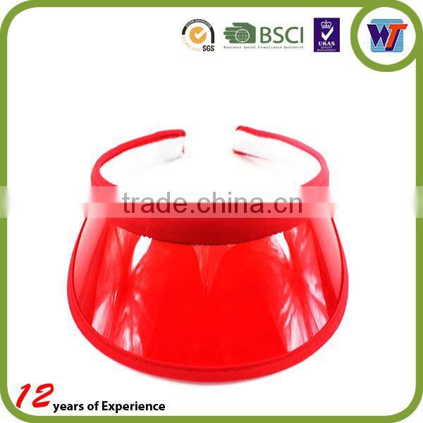 Different color choice custom plastic sun visor cap wholesale