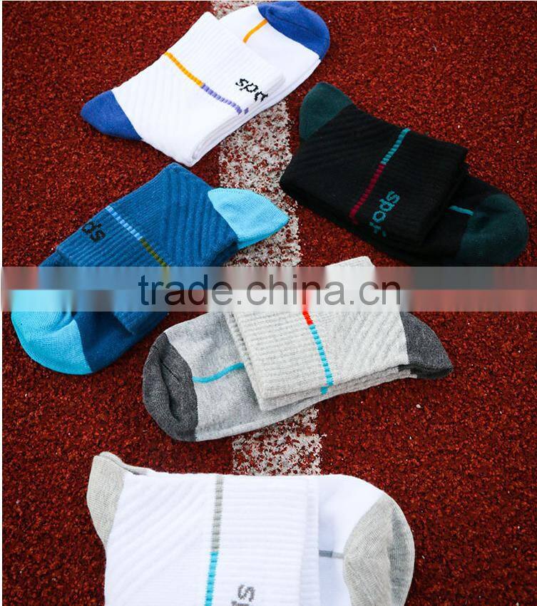Cotton Sports Basketball Socks Trainer Running men sport sock