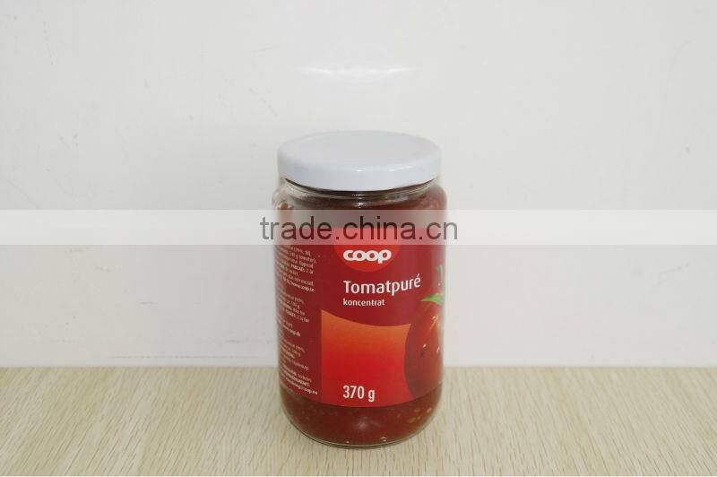 Competitive tomato paste in glass 370gx12bottles