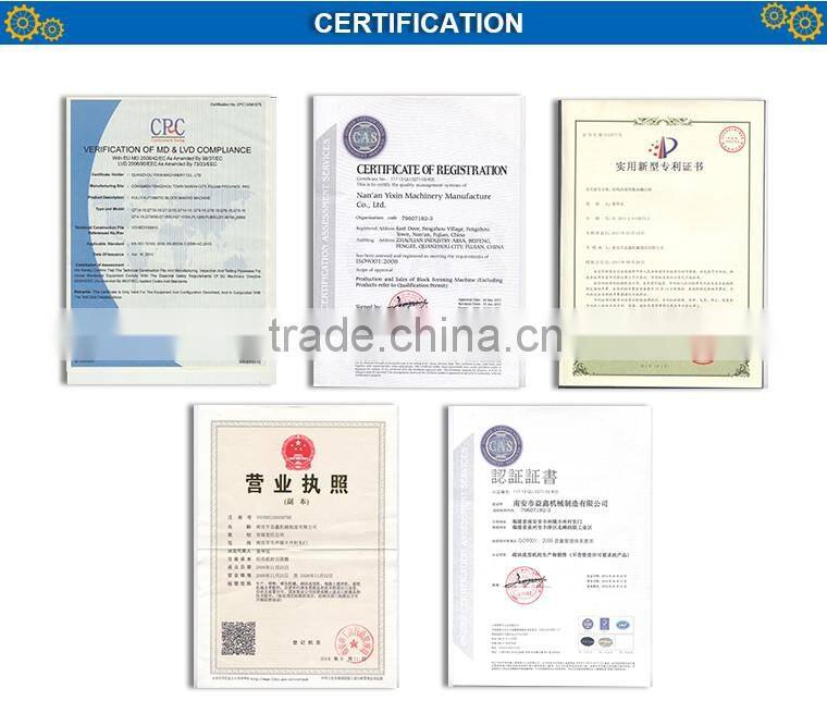china products block making machine price for small business