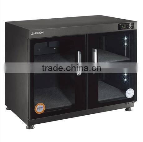 Camera storage dry box moisture-proof cabinets dry box for protecting camera lens from getting molds with lcd display