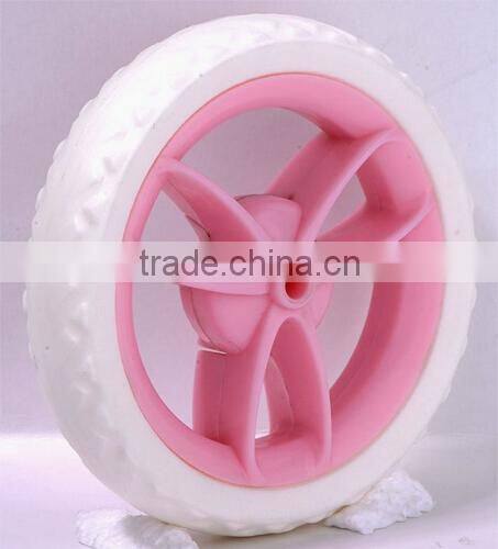 4.5" baby stroller wheel plastic eva foam wheel for trolley