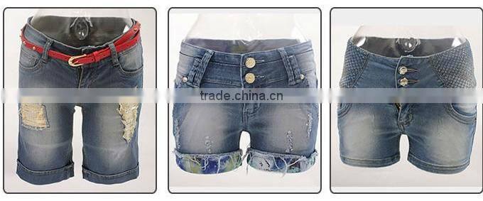 2014 Fashion Men High Waisted Denim Shorts Wholesale