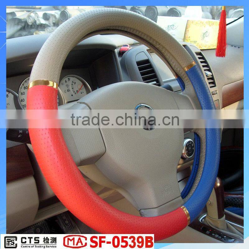 Decorative Luxury Colorful Steering Wheel Cover from China supplier