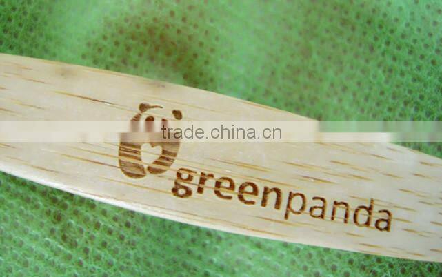 customize logo pacakge healthy and natural bamboo toothbrush wholesale
