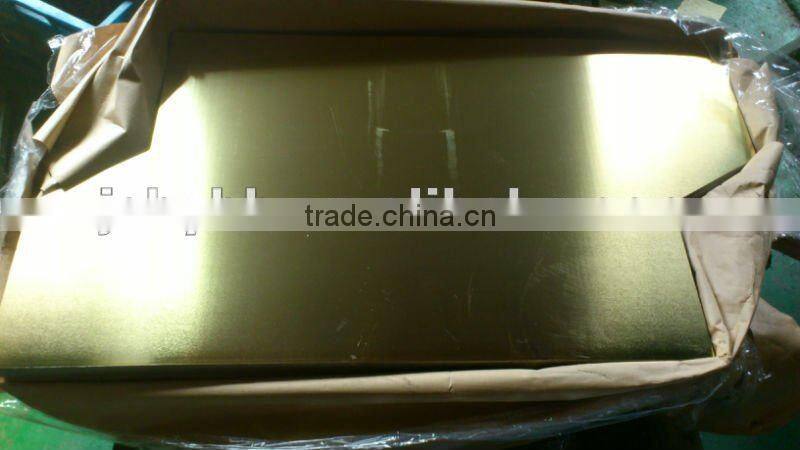 golden lacquer tinplate sheet /coil one side/both side