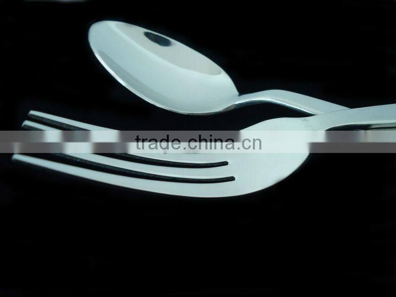 Superb restaurant stainless steel spoon and fork