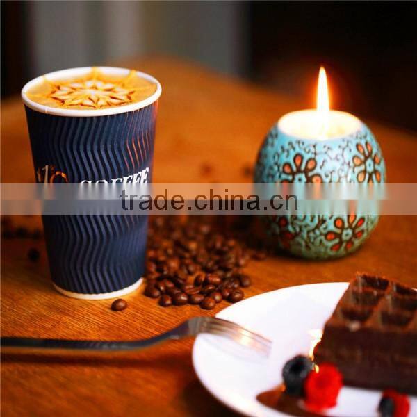 6oz Ripple wall paper cup from China supplier