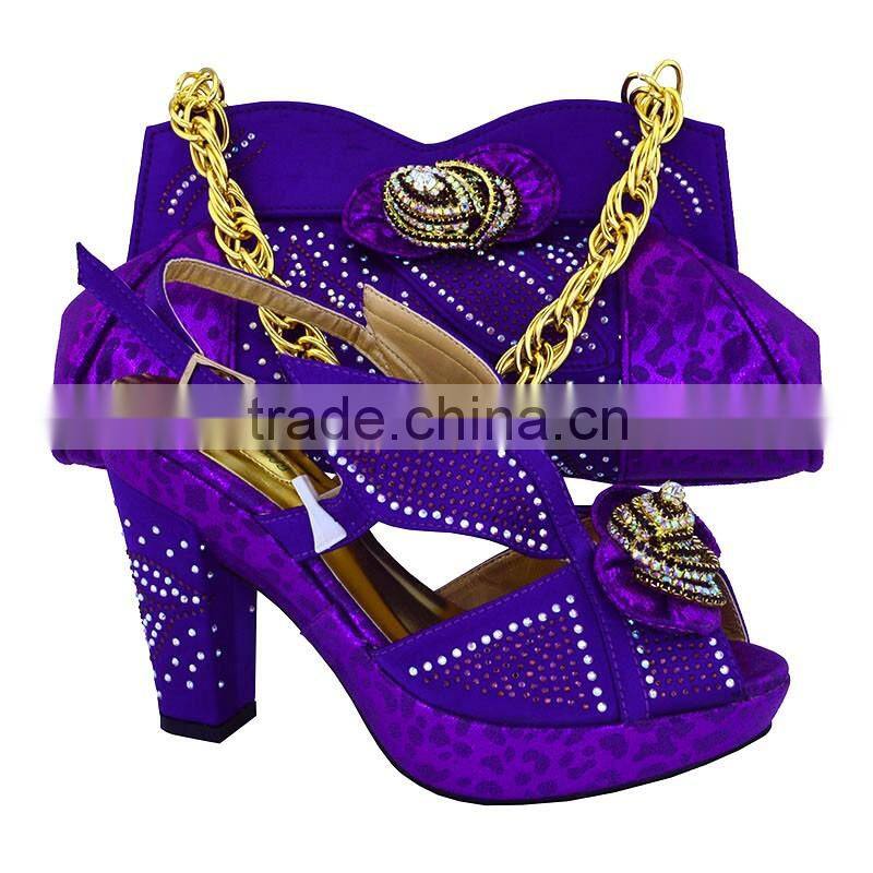 Fantastic matching italian shoe and bag set italian shoes mix hand bags for lady